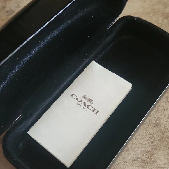 Coach Hard Black Eyeglass Case - Picture 4 of 7